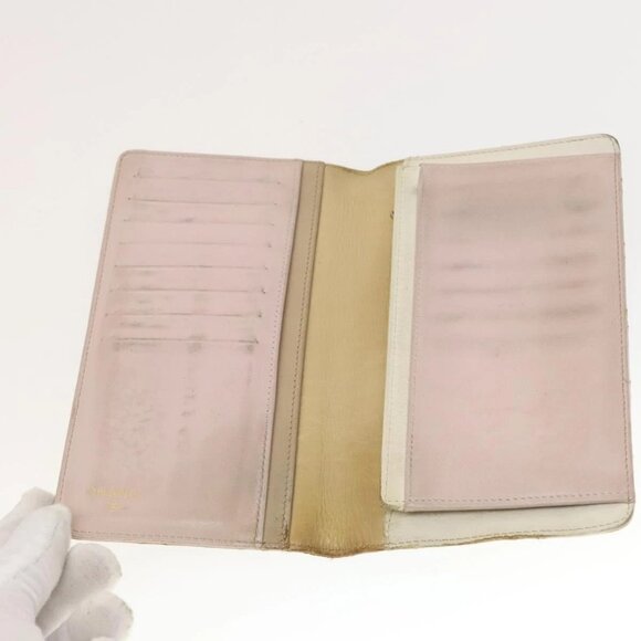 CHANEL Wallet Leather 8Set Black Red Green CC Auth CB051 - Picture 7 of 15